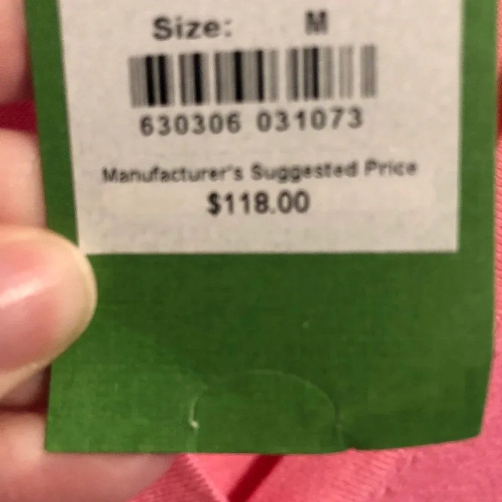 Lilly Pulitzer | Pretty Pink Button Front Cardigan M M - Picture 3 of 4